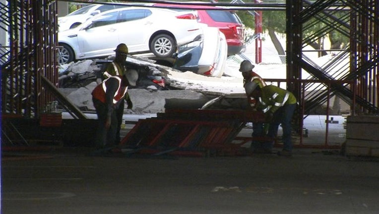 IRVING PARKING GARAGE COLLAPSE UPDATE stabilizing