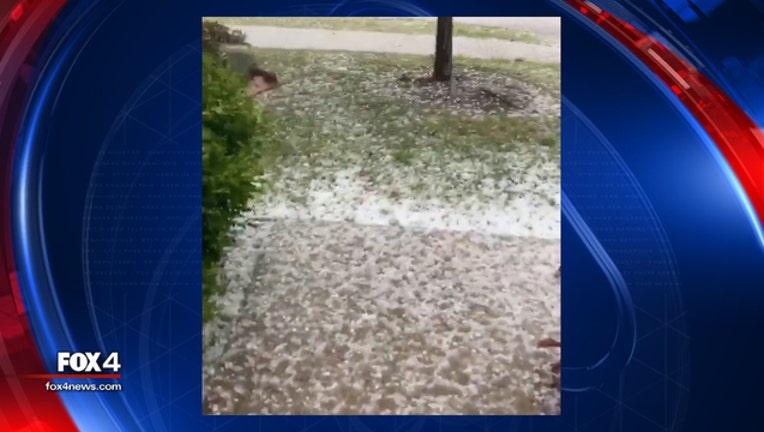 hail in irving