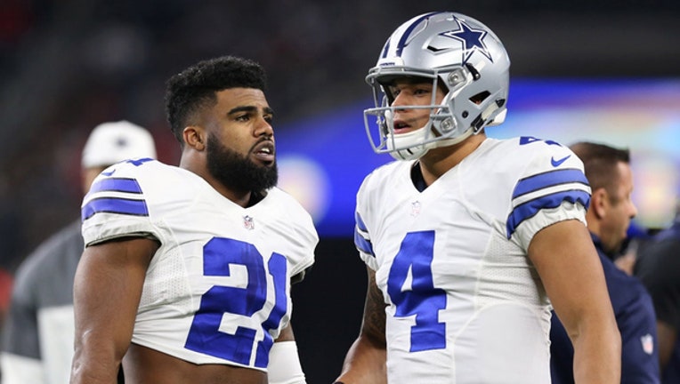 Ezekiel Elliott and Dak Prescott