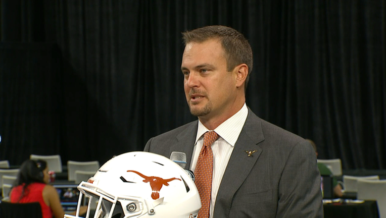 Tom Herman Big 12 Media Day