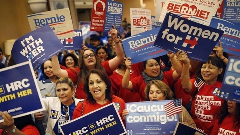Nevada caucus Democrats