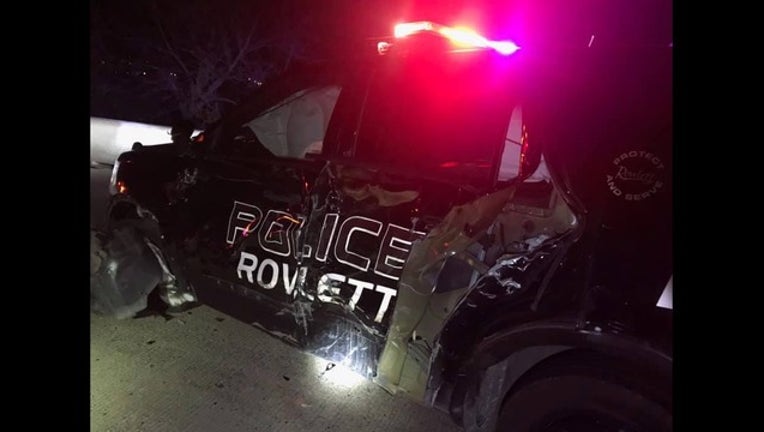 7692abb3-police Cruiser Hit by DWI suspect, rowlett