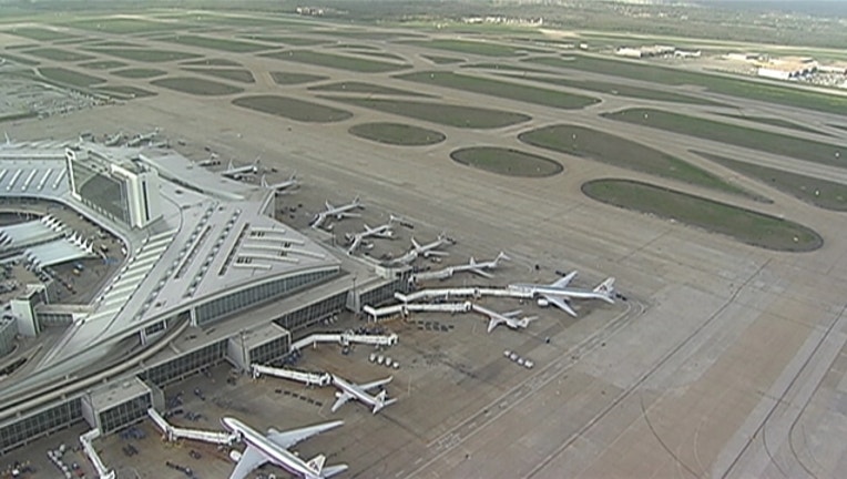 DFW Airport overhead