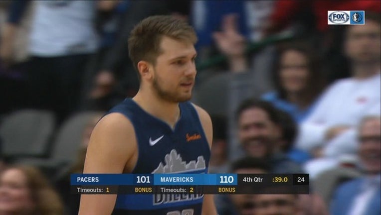 MAVS VS, PACERS TEASE luka doncic