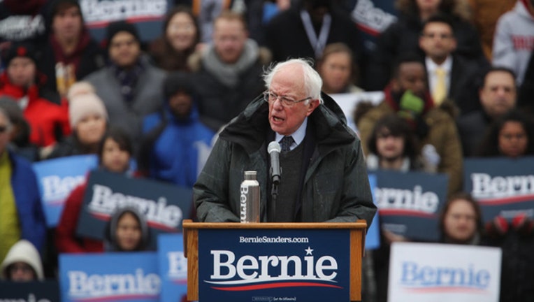 92333136-Bernie Sanders 2019 rally GETTY