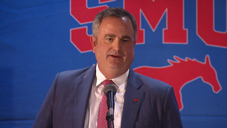 Sonny Dykes SMU presser