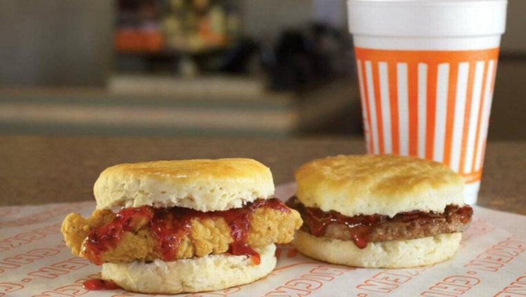 Whataburger strawberry biscuits