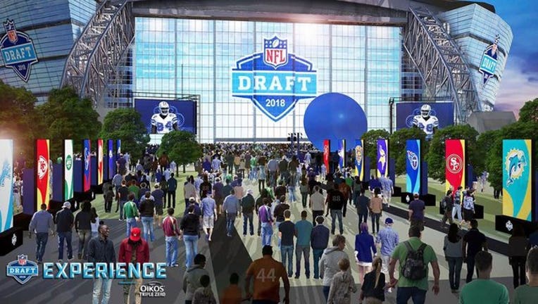 NFL Draft AT&T Stadium rendering 4