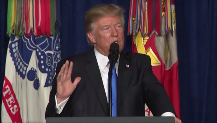 d0579b29-President Trump outlines a new strategy for the war in Afghanistan involving the deployment of several thousand more troops-401720