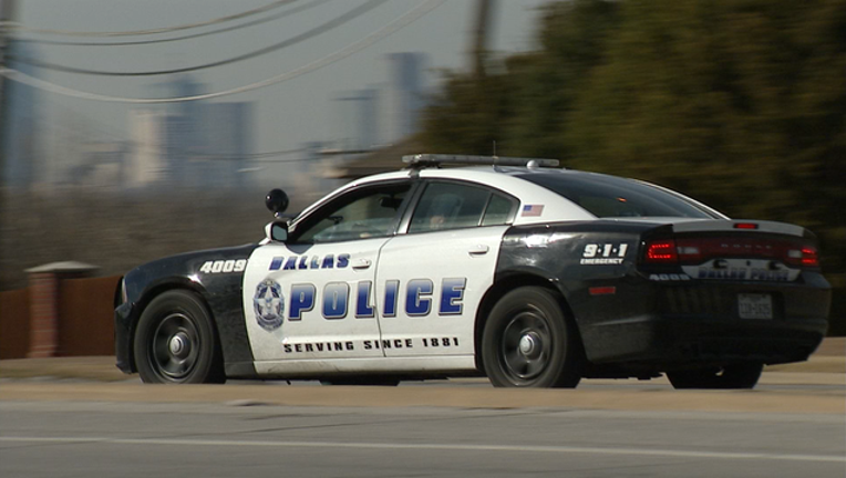 Dallas police officer car unit