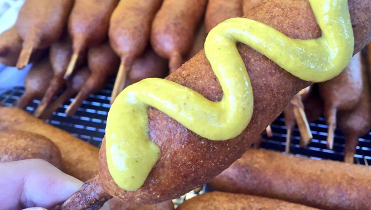 Corn Dog, Fletchers, Fair Park, State Fair