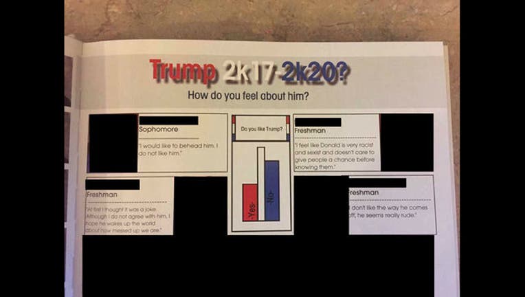 f6f01067-Brainerd HS yearbook Trump quote-409162