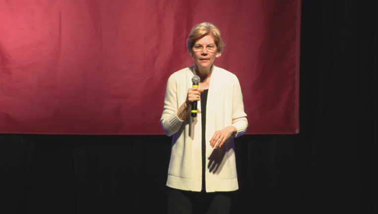 elizabeth warren dallas visit