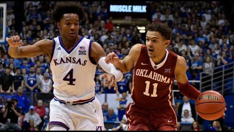 Devonte' Graham and Trae Young_1520370377335