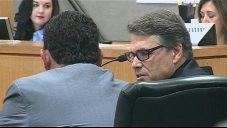 Perry in court