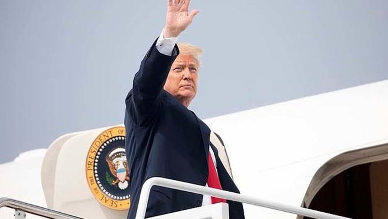 President Donald Trump Board Airforce One-401720