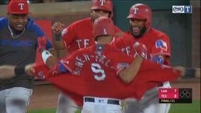 Angels back in Texas after Skaggs' death, Rangers rally, 8-7