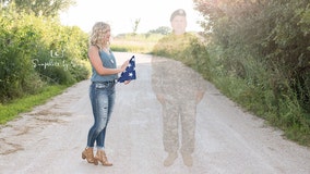 High school student honors father killed in Afghanistan with ‘angel' senior photos