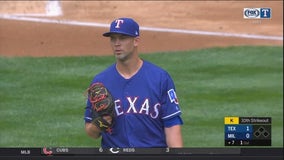 Minor, Rangers edge Brewers 1-0