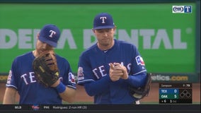 A's hit 4 HRs in testy 5-4 win over Rangers