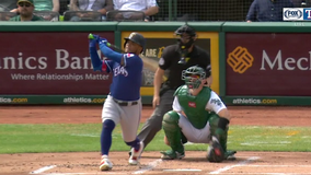 Rangers hit 5 HRs to halt A's surge in 8-3 win