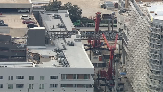 Crane expected to be fully removed from Dallas apartments by the end of September