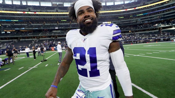 Cowboys' Elliott ready for more after lighter work vs Giants