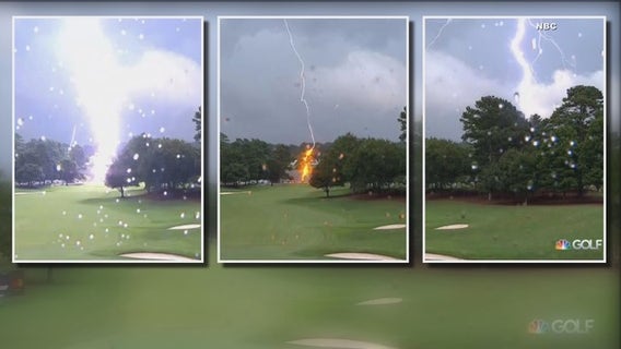 Multiple people injured after lightning strike at PGA Tour Championship