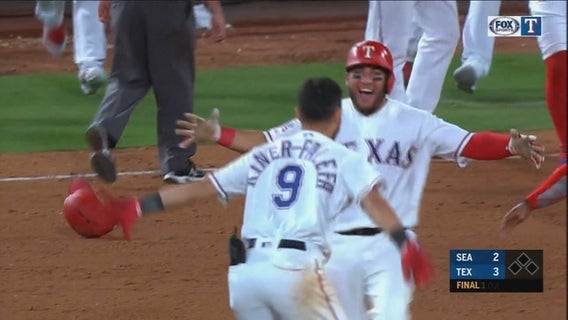 Kiner-Falefa hits walk-off single, Rangers beat Mariners 3-2