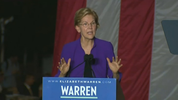 Elizabeth Warren's big crowds? She has a plan for them, too