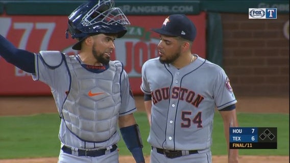 Astros with 2 in 11th beat Texas 7-6, avoid 3rd loss in row