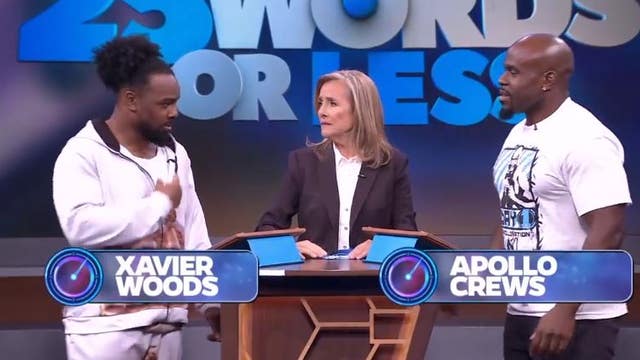 WWE superstars step out of the ring to bring some muscle to FOX’s ‘25 Words or Less’