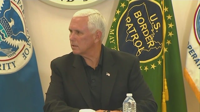 Pence acknowledges 'tough stuff' at border detention centers