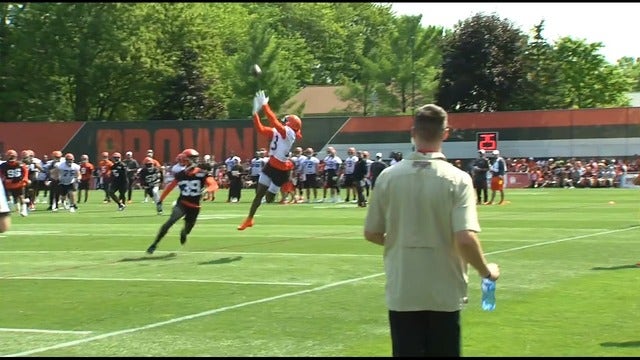 Beckham puts on a show as Browns open training camp