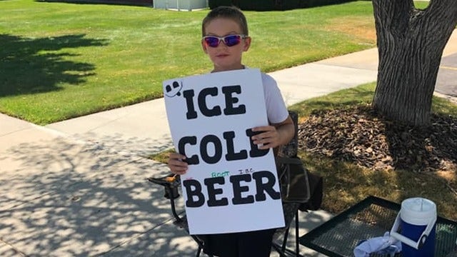 Utah boy selling ‘ice cold beer' appears to be a savvy marketer