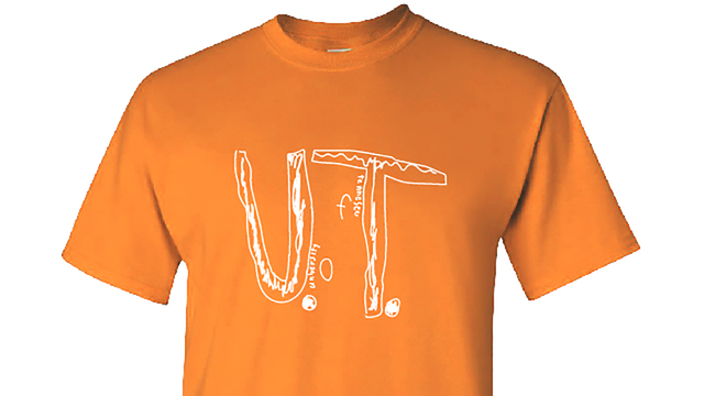 University of Tennessee turns elementary school student's T-shirt design into official apparel