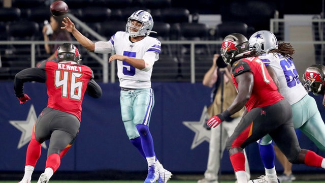 Testaverde's son debuts, Bucs top Cowboys 17-15 in preseason