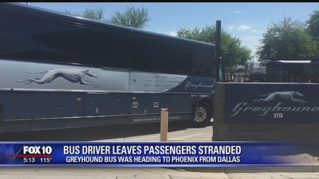 Passengers speak out after Greyhound driver ditched bus at pit stop during Dallas-Phoenix trip