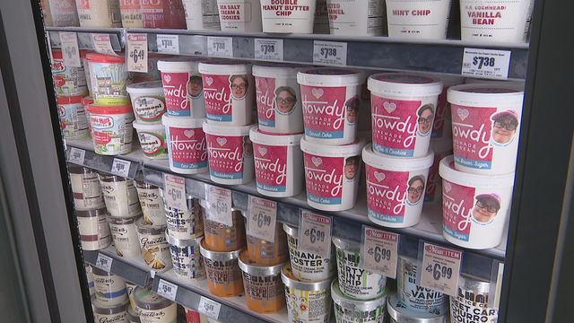 Central Market now selling Howdy Homemade ice cream