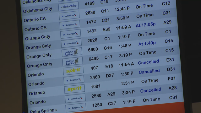 DFW Airport travelers prepared for delays due to Hurricane Dorian