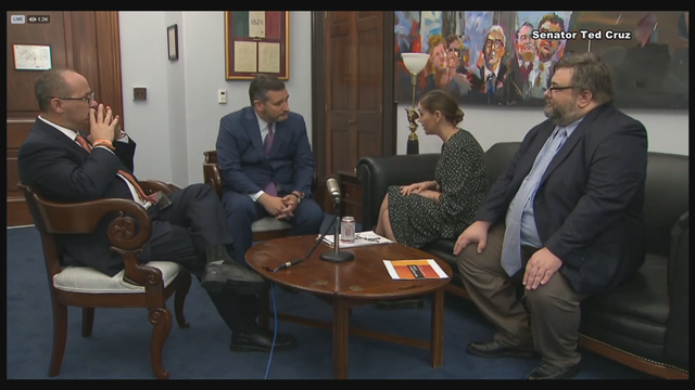 U.S. Sen. Ted Cruz, actress Alyssa Milano meet to debate gun laws