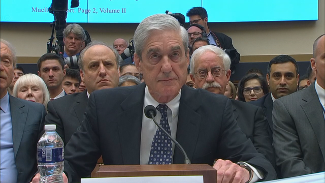 Robert Mueller tells Congress he did not clear Trump of obstruction of justice