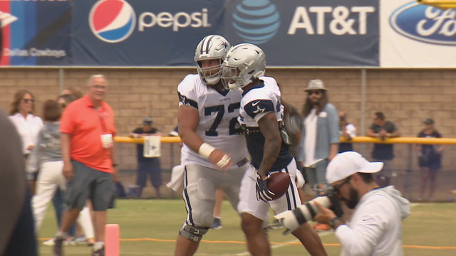 Defense forces turnovers in Cowboys Blue/White Scrimmage