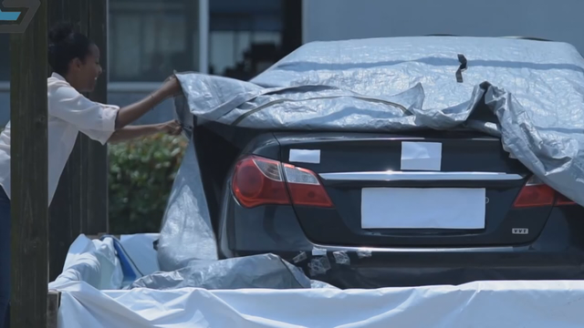 Product designed to protect cars from floodwaters