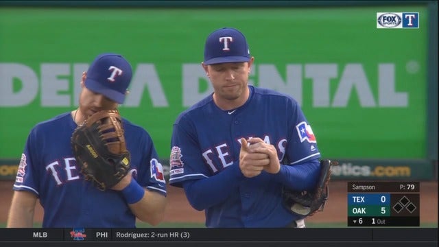 A's hit 4 HRs in testy 5-4 win over Rangers