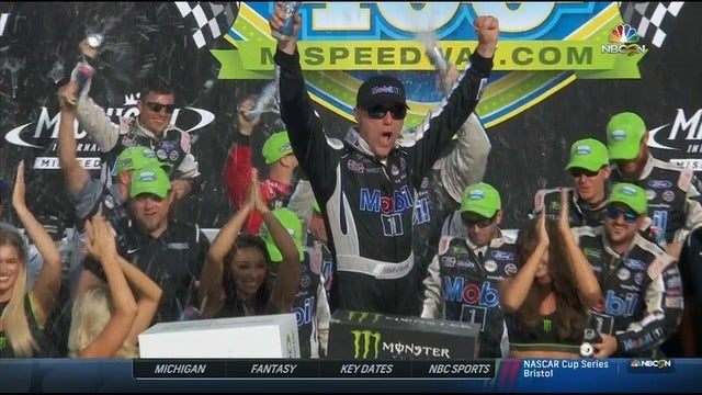 Kevin Harvick wins NASCAR Cup race at Michigan