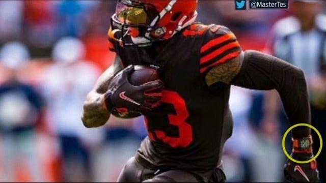 Out of time: NFL tells Beckham not to wear watch in games