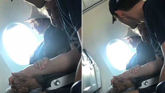 ‘Flight angel': Stranger comforts, befriends 96-year-old woman during her first flight in 15 years