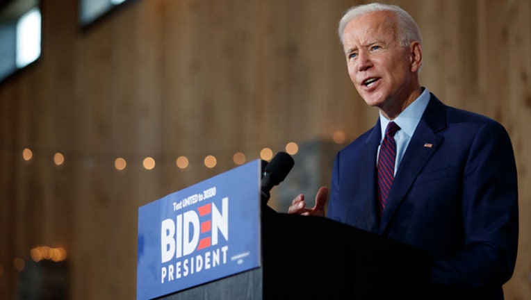 Joe Biden Iowa speech on Trump and racism GETTY