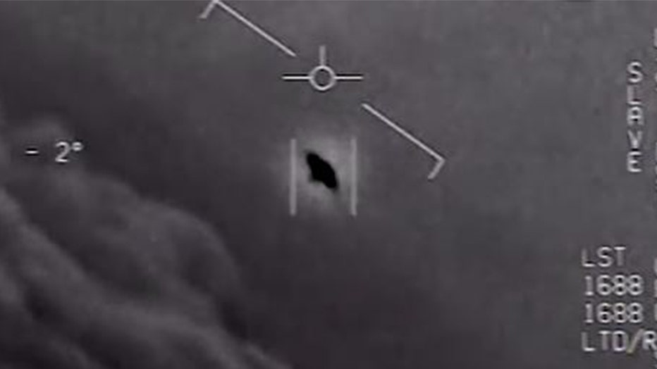 Footage showing an unidentified object was taken on Nov. 14, 2004, and shot by an F-18's gun camera.